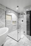 Master bathrooms - Tub and walk-in shower